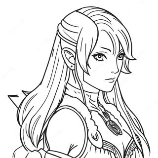 Final Fantasy Coloring Page 28024-25452