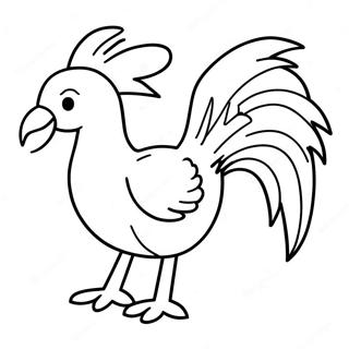 Chocobo Adventure Coloring Page 28025-25453