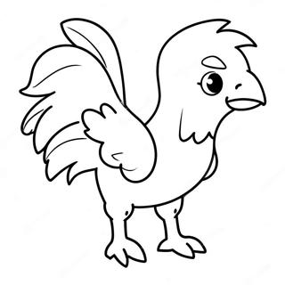 Chocobo Adventure Coloring Page 28025-25454