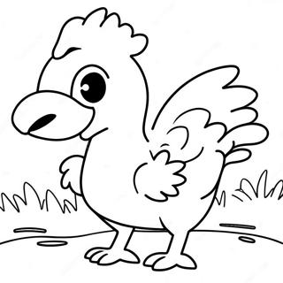 Chocobo Adventure Coloring Page 28025-25455