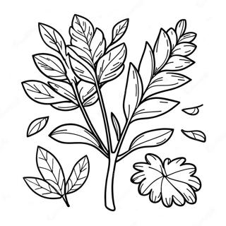 Herb Coloring Page 28034-25459