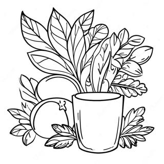 Herb Coloring Page 28034-25460