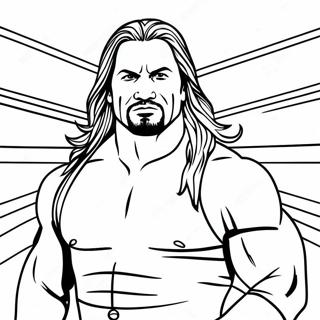 Wwe Coloring Page 28064-25482