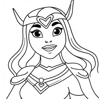 She Ra Coloring Page 28074-25490