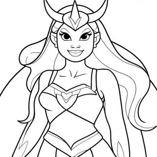 She Ra Coloring Page 28074-25491