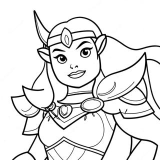 She Ra In Battle Armor Coloring Page 28075-25493