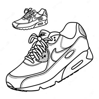 Air Max Sneaker Coloring Page 28104-25516