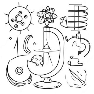 Exciting Physics Experiments Coloring Page 28125-25534