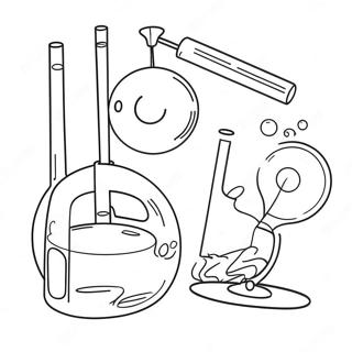 Exciting Physics Experiments Coloring Page 28125-25535