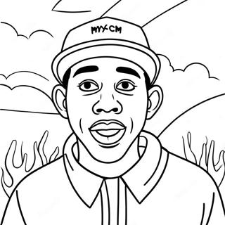 Tyler The Creator Coloring Pages