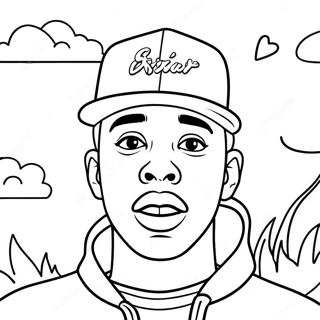 Tyler The Creator Coloring Page 28134-25540