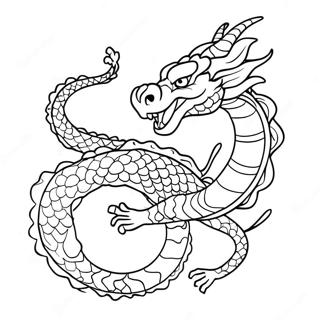 Majestic Shenron Flying Coloring Page 28145-25550