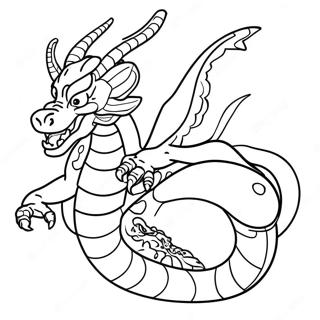 Majestic Shenron Flying Coloring Page 28145-25551