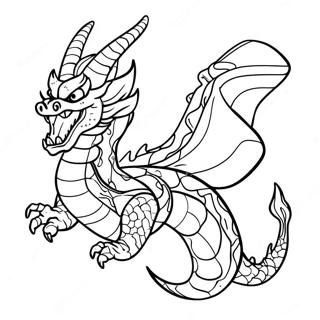 Majestic Shenron Flying Coloring Page 28145-25552