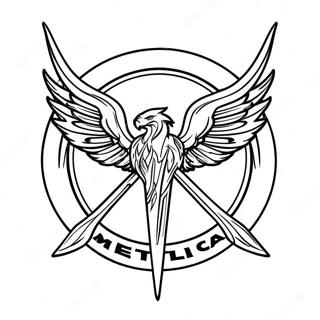 Metallica Logo Coloring Page 28184-25578