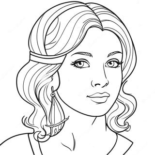 Women Coloring Page 2818-2284