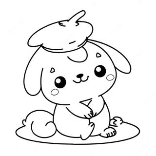 Pompompurin Coloring Page 281-227