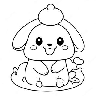 Pompompurin Coloring Page 281-228