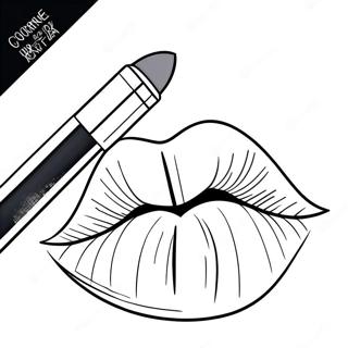 Lip Coloring Page 28204-25594