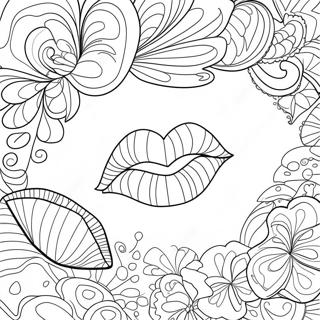 Lip Coloring Page 28204-25595