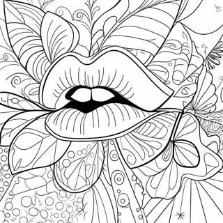 Lip Coloring Page 28204-25596