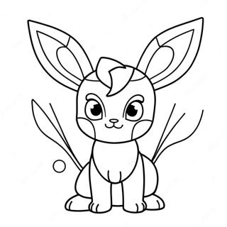 Glaceon Coloring Pages