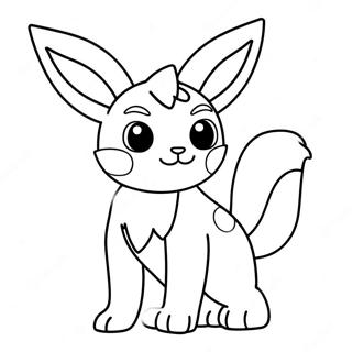 Glaceon Coloring Page 28265-25634