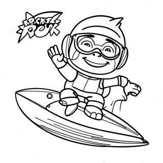 Rocket Power Coloring Pages