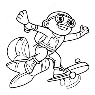 Rocket Power Adventure Coloring Page 28276-25647