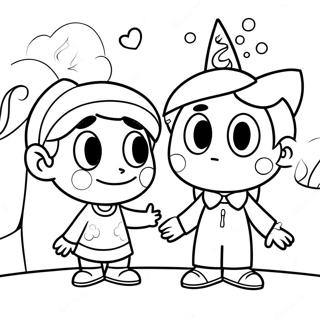 Timmy Turner And Fairy Godparents Coloring Page 28286-25654