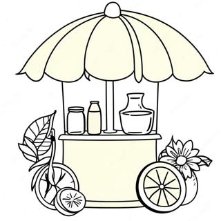 Lemonade Coloring Pages