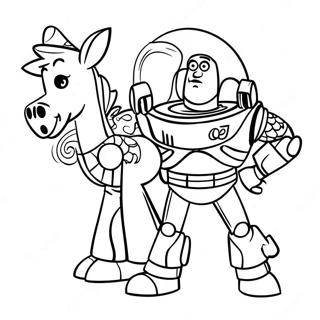 Toy Story Halloween Coloring Pages