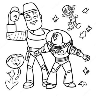 Toy Story Halloween Coloring Page 28295-25660