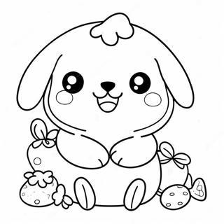 Pompompurin With Friends Coloring Page 282-232