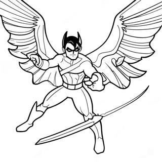 Nightwing Wings Of Fire Coloring Page 28305-25666