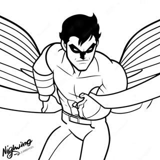 Nightwing Wings Of Fire Coloring Page 28305-25668