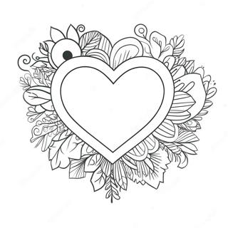 Valentines Heart Coloring Pages