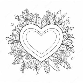 Valentines Heart Coloring Page 28325-25684