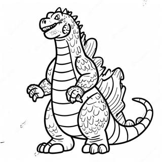 Among Us Godzilla Coloring Page 28335-25692