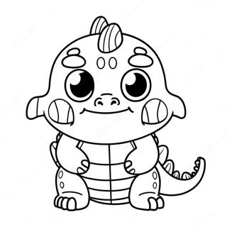 Cute Among Us Godzilla With Big Eyes Coloring Page 28336-25696