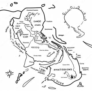 Philippines Map Coloring Page 28385-25732