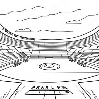 Football Field Coloring Page 28415-25755