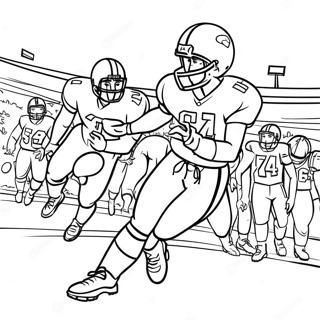 Exciting Football Game Scene Coloring Page 28416-25759