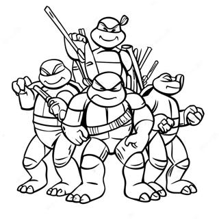 Tmnt 2012 Coloring Page 28465-25794