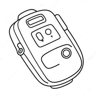 Cute Insulin Pump Coloring Page 28476-25807