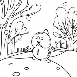 Let It Snow Coloring Page 28485-25810