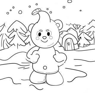 Let It Snow Coloring Page 28485-25811