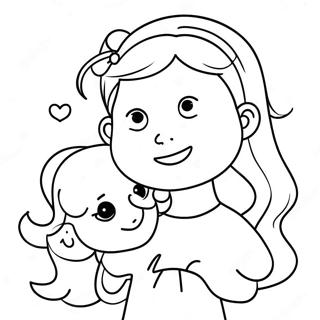 I Love My Daughter Coloring Page 28495-25820