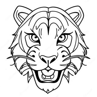 Saber Tooth Tiger Coloring Page 28505-25826