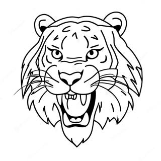 Saber Tooth Tiger Coloring Page 28505-25828